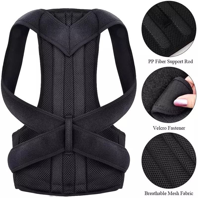 Adjustable Posture Back Belt, Posture Corrector Belt For Men And Women, Back Support And Shoulder Belt Adjustable Posture Back Belt, Posture Corrector Belt For Men And Women, Back Support And Shoulder Belt